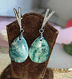 Серьги с амазонитом, фото 2