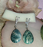Серьги с амазонитом, фото 4