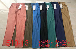 Штани жіночі Kenalin 510-13 різні кольори демісезонні батальні р.3XL-7XL (уп. 7 шт)