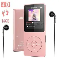 MP3 плеєр 16 ГБ з Bluetooth AGPTEK A02st з FM диктофон