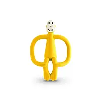 Прорезыватель Matchstick Monkey Мавпочка MM-T-006 Yellow