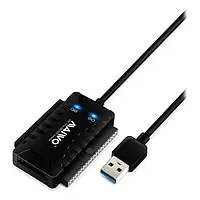 Переходник Maiwo K132U3IS USB (тато) - SATA (мама) Black