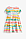 Яскрава дитяча сукня в рубчик з джерсі, фото 6