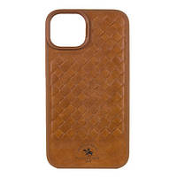 Чехол-накладка Polo Santa Barbara для Apple iPhone 15 Brown