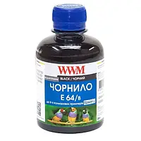 Чернила для принтера WWM E64 Epson L110/L210/L355 200 мл Black (E64/B)