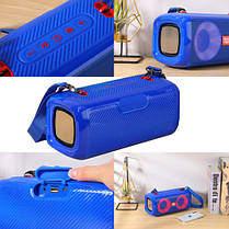 Bluetooth-колонка TG641 FM Blue "Додай Ритму Буденності", фото 4