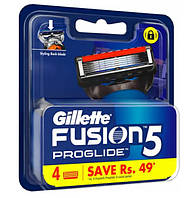 Змінні картриджі для гоління (леза) чоловічі Gillette Fusion5 ProGlide 4 шт