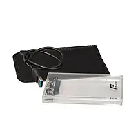 Внешний карман для диска Frime FHE80.25U30 Transparent SATA HDD/SSD 2.5", USB 3.0, Plastic