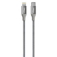 Дата-кабель Ttec AlumiCable USB-C (тато)  -  Lightning (тато) 1.5m Space Gray PD 20W (2DK41UG)