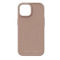 Чехол-накладка Njord Fabric MagSafe Case для iPhone 15 Pink Sand (NA51FA12)