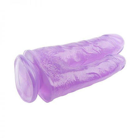 Подвійний фалоімітатор 7.9 Inch Dildo, Purple, фото 2