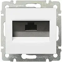 Розетка Legrand Valena Classic 1хRJ45 White компьютерная кат.6 FTP