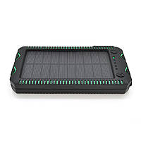 Внешний портативный аккумулятор Voltronic RH-30000mAh Black 10W с солнечной батареей