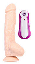 Вібромасажер Alexander Lee 10'' Vibrating Dildo, Flesh
