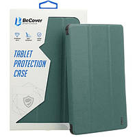 Чехол-книга для планшета BeCover Soft Edge з кріпленням для Samsung Galaxy X210/X216 Tab A9 Plus Dark Green