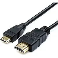 Відео-кабель Atcom 14156 HDMI (тато) mini-HDMI (тато), 2m Black