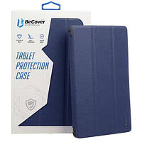Чехол-книга для планшета BeCover Soft Edge з кріпленням для Samsung Galaxy X110/X115 Tab A9 Deep Blue (710356)