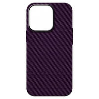 Чехол-накладка ArmorStandart LikeCarbon MagCase Apple iPhone 14 Purple (ARM69202)