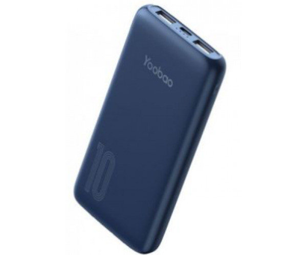 Зовнішній портативний акумулятор Yoobao 1D 10000mAh Blue 22.5W