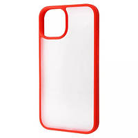 Чехол-накладка Infinity Memumi Light Armor Series Case (TPU + PC) для Apple iPhone 14 Plus/15 Plus Red