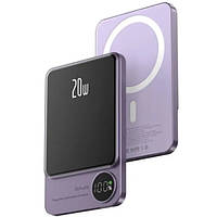Внешний портативный аккумулятор Infinity Power Bank Q9 MagSafe 5000 mAh Purple 20W