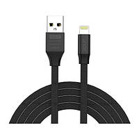 Дата-кабель Golf GC-52I USB-A (тато) - Lightning (тато), 1m Black