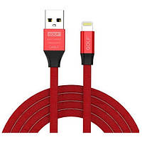 Дата-кабель Golf GC-52I USB-A (тато) - Lightning (тато), 1m Red