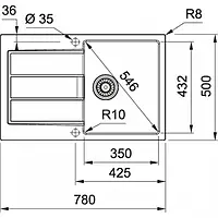 Кухонная мойка Franke Sirius 2.0 S2D 611-78 143.0621.334 Gray тектонайт