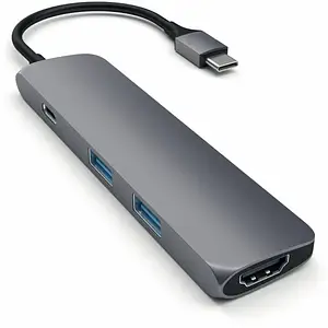 USB-хаб Satechi Slim Multi-Port Adapter 4K ST-CMAM Space Gray