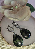 Серьги с яшмой камамба, фото 10