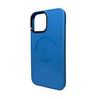 Чехол-накладка AG Glass Sapphire MagSafe Logo для Apple iPhone 15 Pro Blue