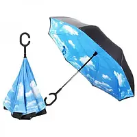Зонтик UFT Umbrella Sky U2 раскладной с облаками