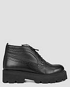 Черевики низькі жіночі чорні натуральна шкіра Туреччина Rizzano — розмір 38 (25 см) (модель: RIZ104KBlack)