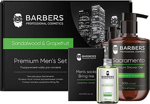 Подарунковий набір для чоловіків Sandalwood&Grapefruit Barbers