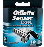 Сменные картриджи для бритья мужские Gillette Sensor Excel 10 шт. Garno