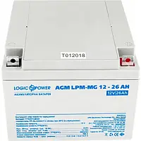 Аккумулятор для ИБП LogicPower 12V 26Ah (LP6557) мультигелевый