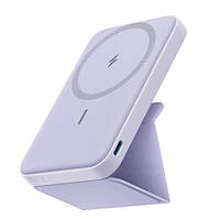 Внешний портативный аккумулятор Anker 622 Magnetic Wireless Portable Charger 5000mAh Buds Lilac Purple (A1614)