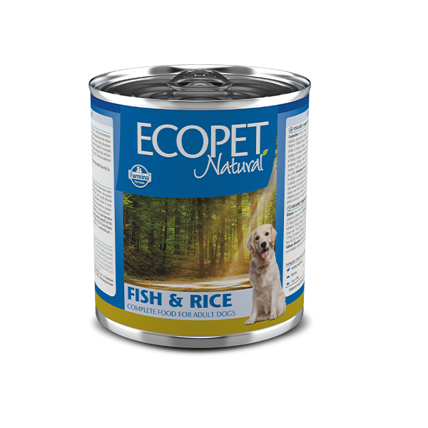 Вологий корм для собак Farmina Ecopet Natural Dog Fish & Rice з рибою і рисом 300 г 06015, фото 1
