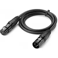 Кабель для микрофона Ugreen AV130 XLR Male to Female Microphone Cable 3 м Black
