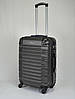 Комплект валіз для подорожі 3-ка, на 4-х колесах сірий, фото 5