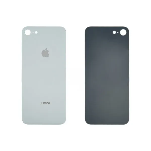 Задня кришка Apple iPhone 8 (великий виріз під камеру) Silver, фото 1
