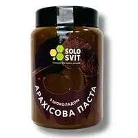 Арахісова паста з шоколадом без цукру "SoloSvit / СолоСвіт", 400г