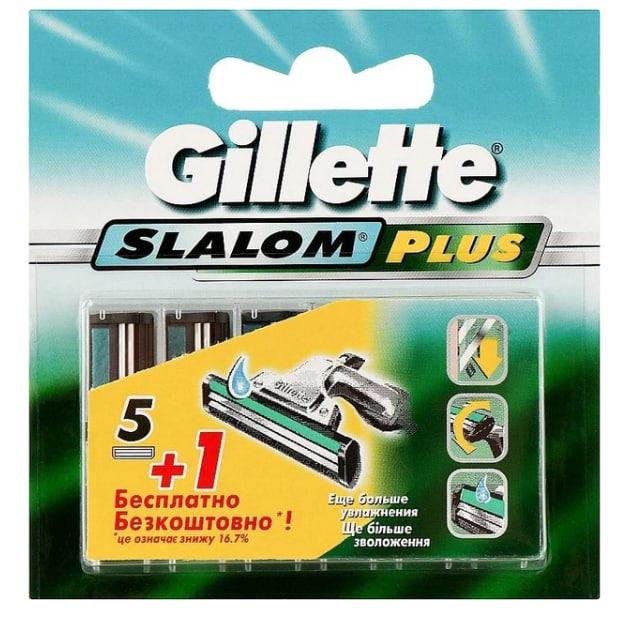Змінні картриджі для гоління чоловічі Gillette Slalom Plus 6 шт.
