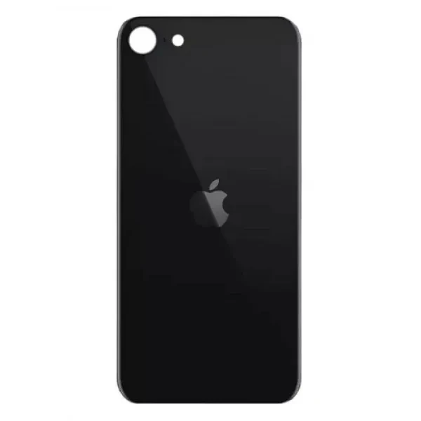 Задня кришка Apple iPhone SE 2 (2020), iPhone SE 3 (2022) (великий виріз під камеру) Black, фото 1