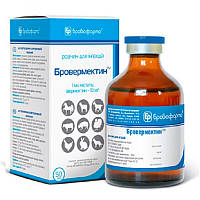 Бровермектин 1% розчин для ін'єкцій 50 мл Braфарма