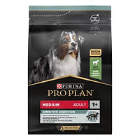 Сухий корм Purina Pro Plan Medium Sensitive для собак середніх порід з чутливим травленням, ягня, 3 кг