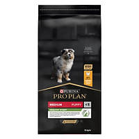 Сухий корм Purina Pro Plan Dog Medium Puppy Optistart для цуценят середніх порід, з куркою, 12 кг