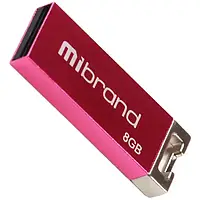 Флеш память Mibrand Chameleon MI2.0/CH8U6P Pink 08 GB USB 2.0