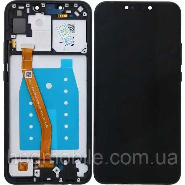 Дисплей Huawei Nova 3 (PAR-LX1/PAR-LX1M/PAR-LX9/AR-AL00) модуль (екран,сенсор) з рамкою, оригінал, Чорний, фото 1