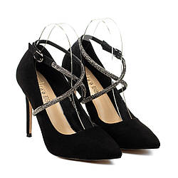Туфлі жіночі чорні на шпильці Marigo 34 36